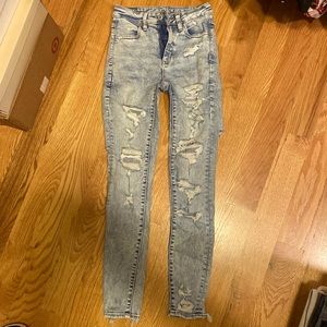 American Eagle super high rise jeggings